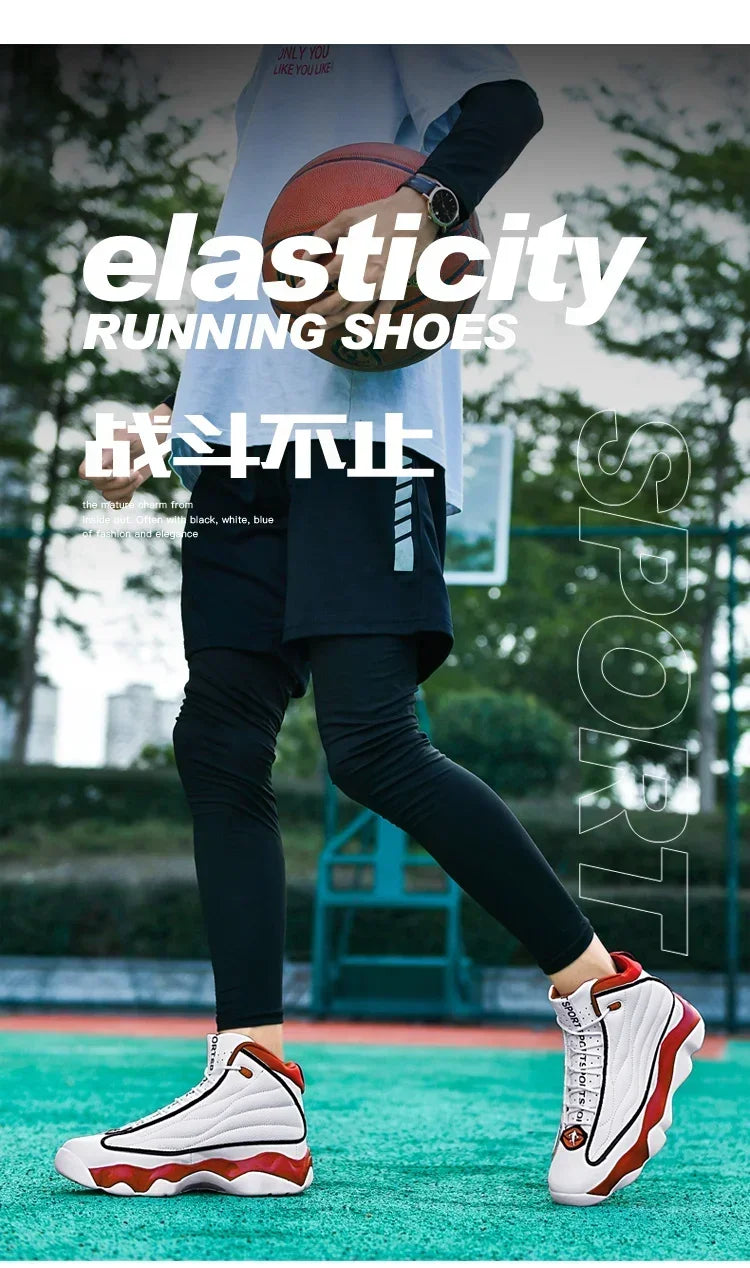 Men's  High Quality Basketball Shoes  Top Cushioning Non-Slip Wearable Sports   Athletic  Sneakers for Women