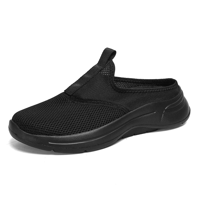 Summer Sport Casual Shoes For Men Breathable Slip On Loafers Men Sneakers Lightweight Barefoot Slippers Plus Size 39-48