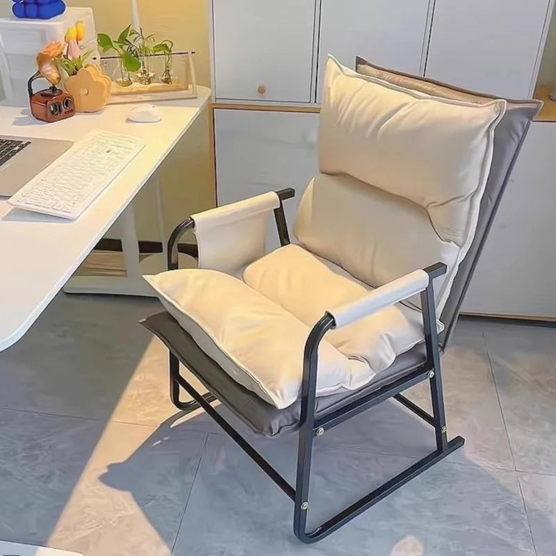 OLEVO Computer Chair For Home Use Comfortable Backrest Lazy Person Sofa Folding Recliner Study Office Chair Desk chair news