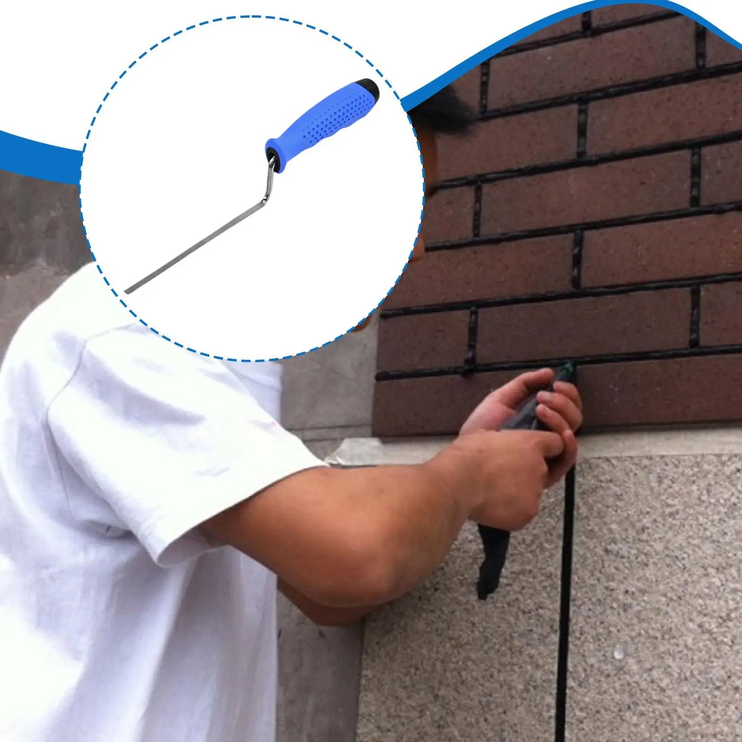 er Construction Hand Tool Easy Maintenance Cleaning Versatile Concrete Masonry Mortar Repair Tool Trowel