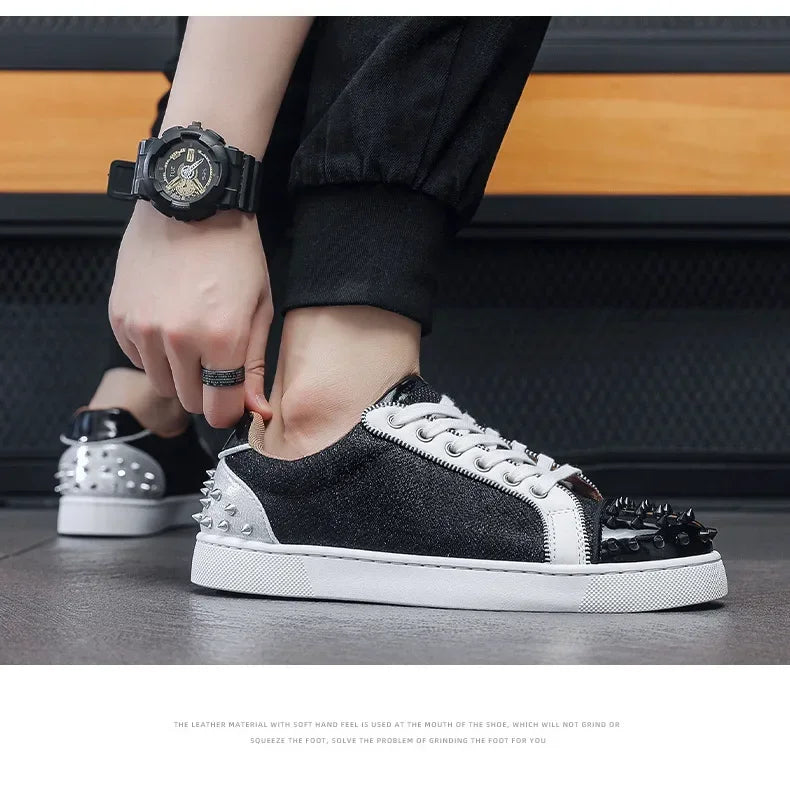 Fashion Men's Casual Shoes Leather Board Shoes for Men High Quality Classic Comfortable Breathable Male Leisure Shoes 2024 New