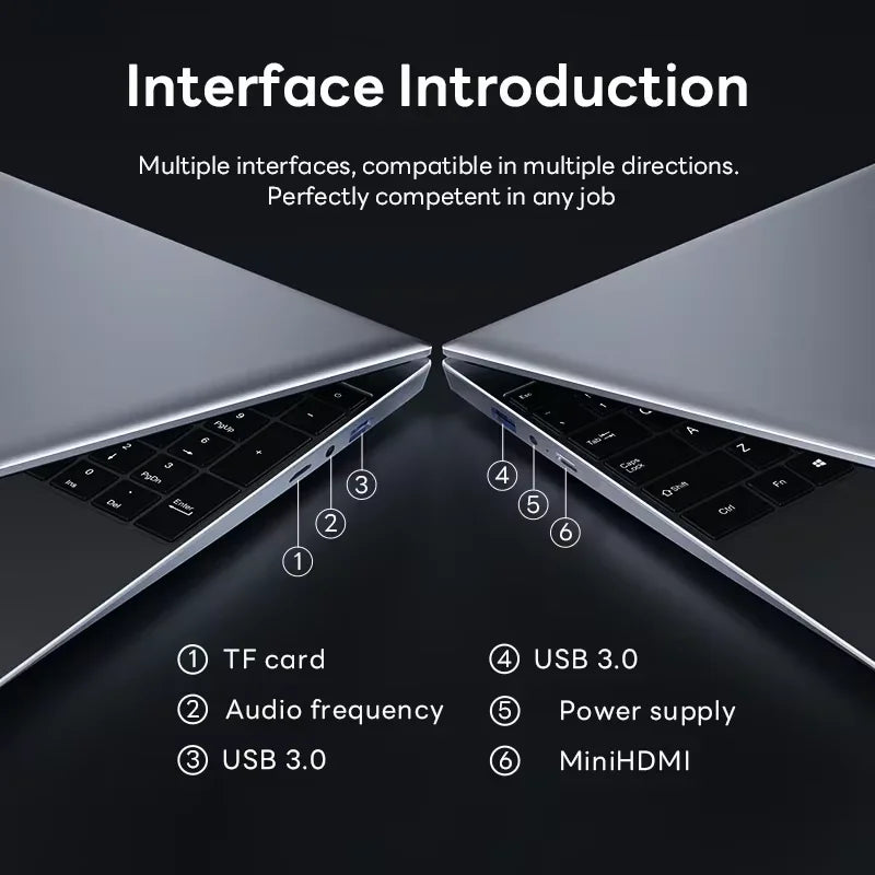 14.1” Laptop Windows 11 Intel Core i9-8950hk 16GB RAM 1/2TB M.2 SSD Laptops 4K HD Gaming laptop