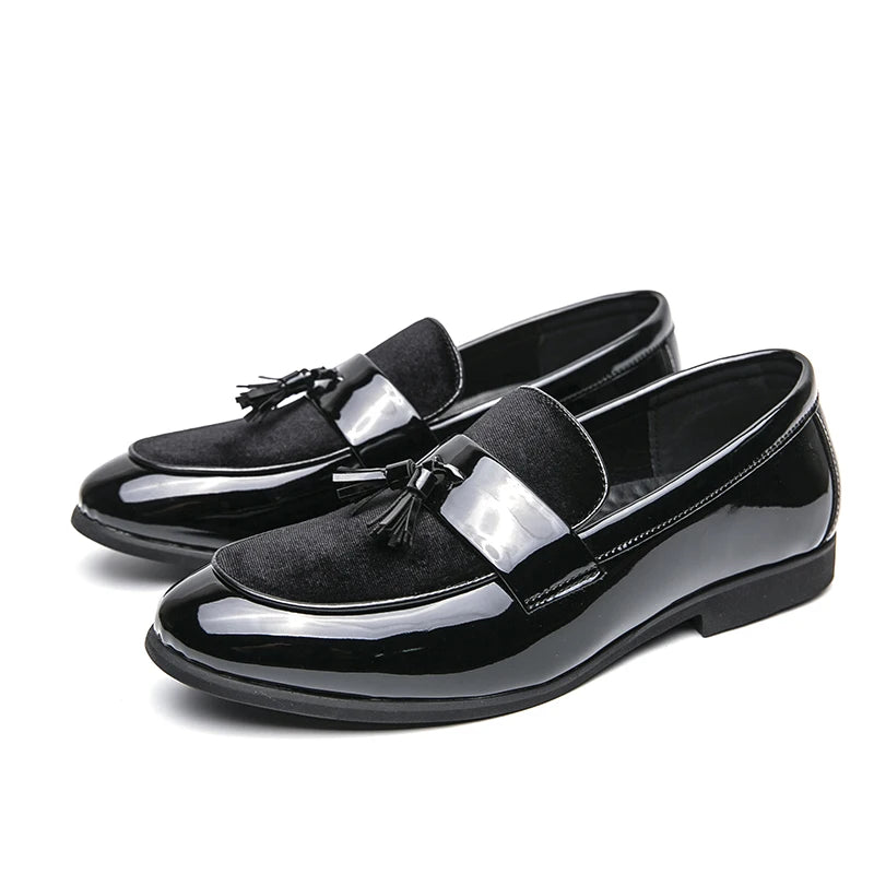 Men's Tassel Leather Shoes Men's Party Formal Loafers Casual Evening Dress Moccasins Wedding Shoes Fashion Casual Men's Shoes