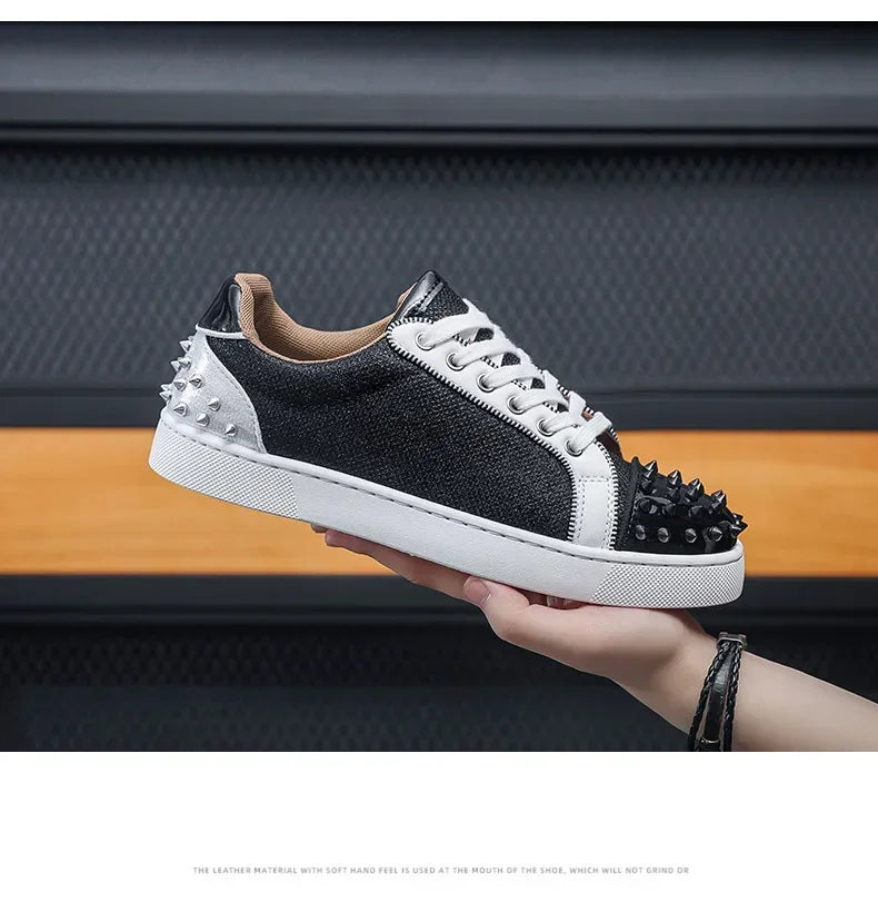 Fashion Men's Casual Shoes Leather Board Shoes for Men High Quality Classic Comfortable Breathable Male Leisure Shoes 2024 New