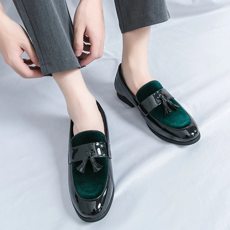 Men's Tassel Leather Shoes Men's Party Formal Loafers Casual Evening Dress Moccasins Wedding Shoes Fashion Casual Men's Shoes