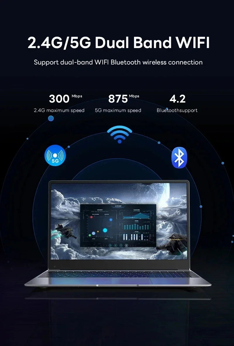 14.1” Laptop Windows 11 Intel Core i9-8950hk 16GB RAM 1/2TB M.2 SSD Laptops 4K HD Gaming laptop