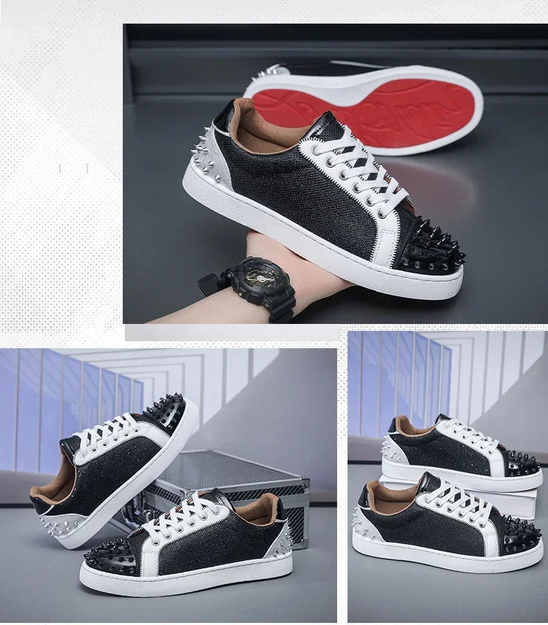 Fashion Men's Casual Shoes Leather Board Shoes for Men High Quality Classic Comfortable Breathable Male Leisure Shoes 2024 New