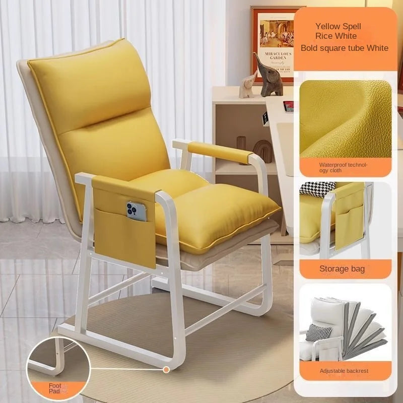 OLEVO Computer Chair For Home Use Comfortable Backrest Lazy Person Sofa Folding Recliner Study Office Chair Desk chair news