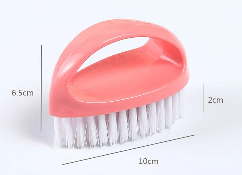 Household Cleaning Brush Candy-colored Laundry Brush Egg-shaped Shoe Brush Universal Cleaning Brush Clothing Brush Cleaning Tool