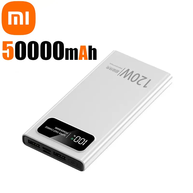 Xiaomi 200000mAh Power Bank 120W Fast Charging Portable Mobile Power Ultralarge Capacity Digital Display External Battery