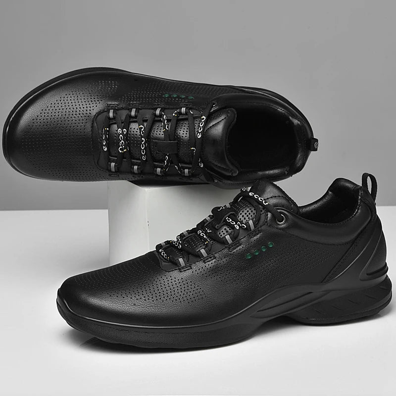 Fashion Men Shoes Men Genuine Leather Shoes Casual Lace-up Shoes Breathable Fashion Sneakers 2022 New