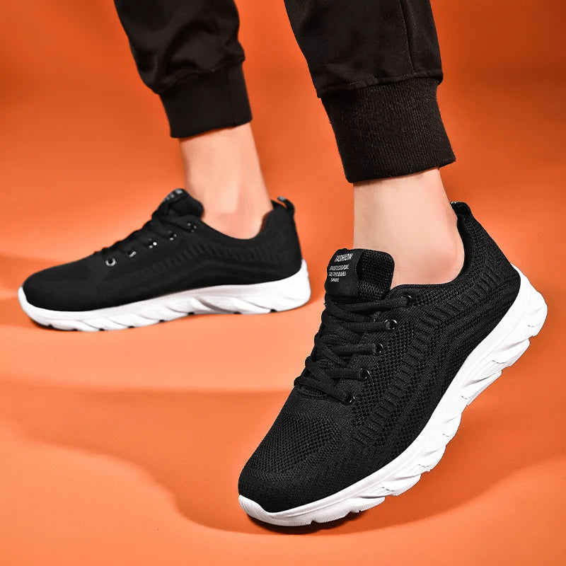 new men's spring and autumn large size breathable casual sports shoes designer flat comfortable lightweight men's shoes