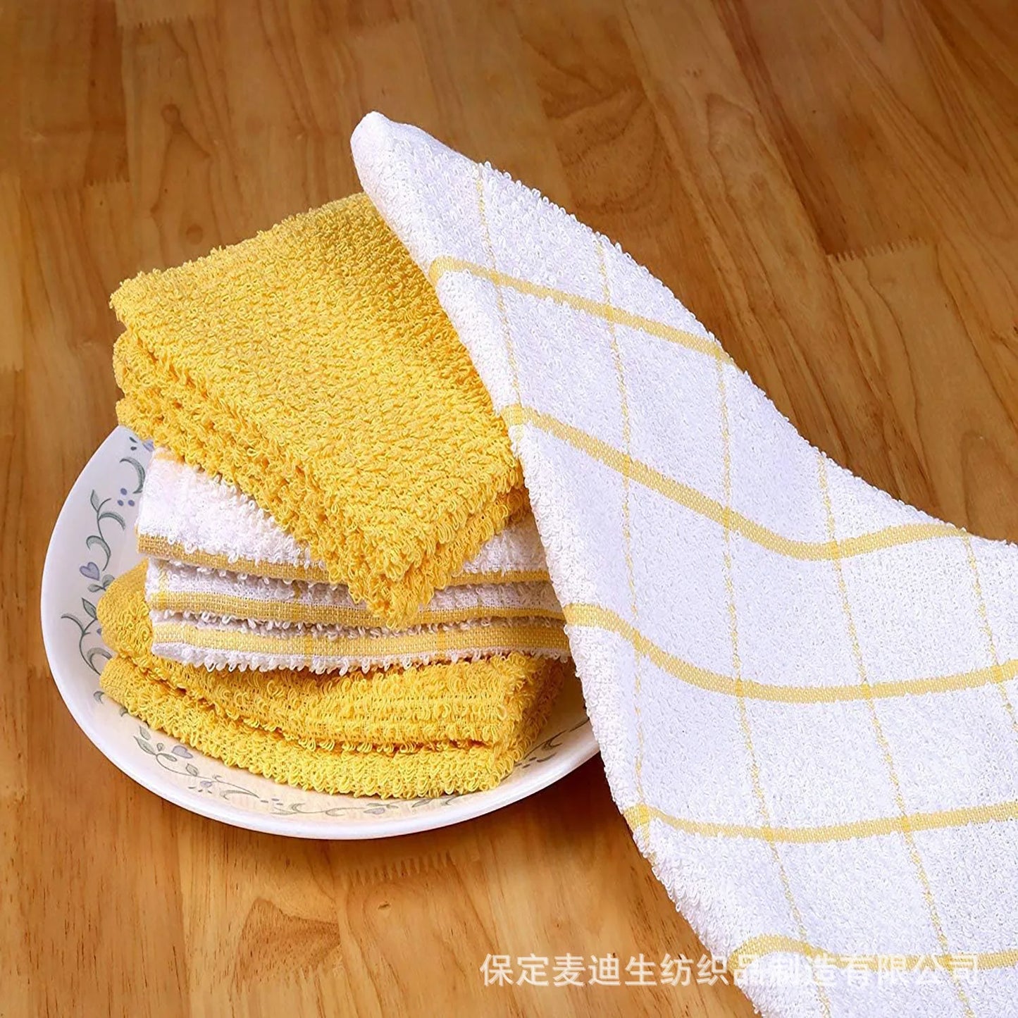 Kitchen Specific Cleaning Cloth Household Use Non Greasy Absorbent Towels Wiping Tablecloths Household Items Dishwashing Cloths