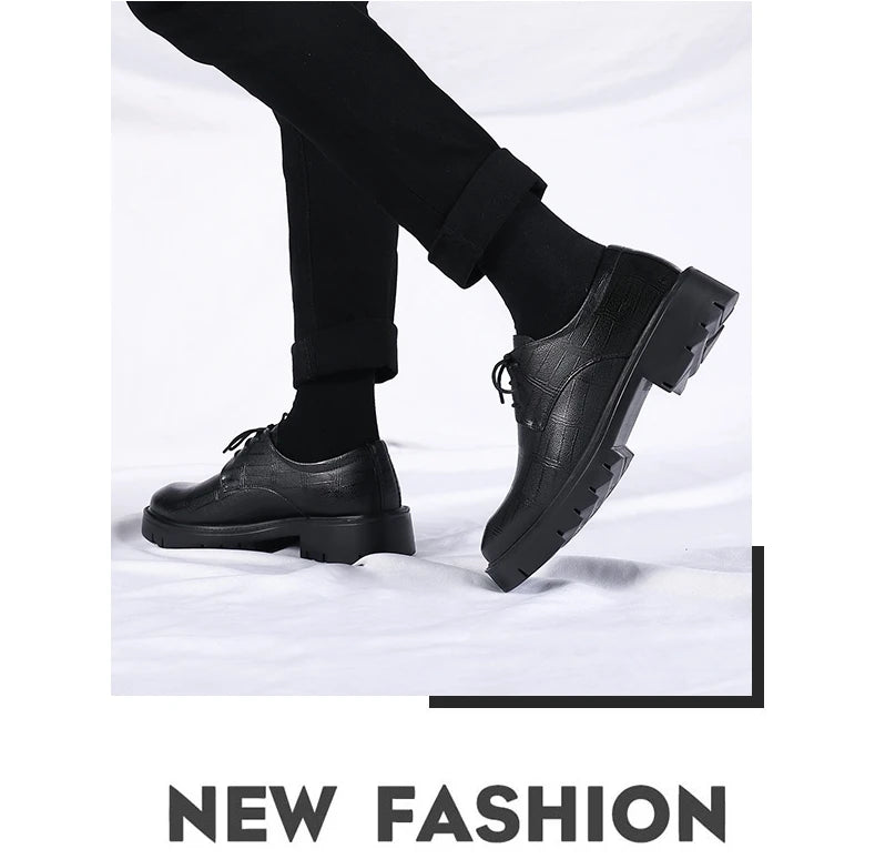 High Quality Elevator 4/7/9 Cm Men Dress Shoes Men Formal Shoes Height Increase Business Men Oxfords Footwear Suit Shoes Taller