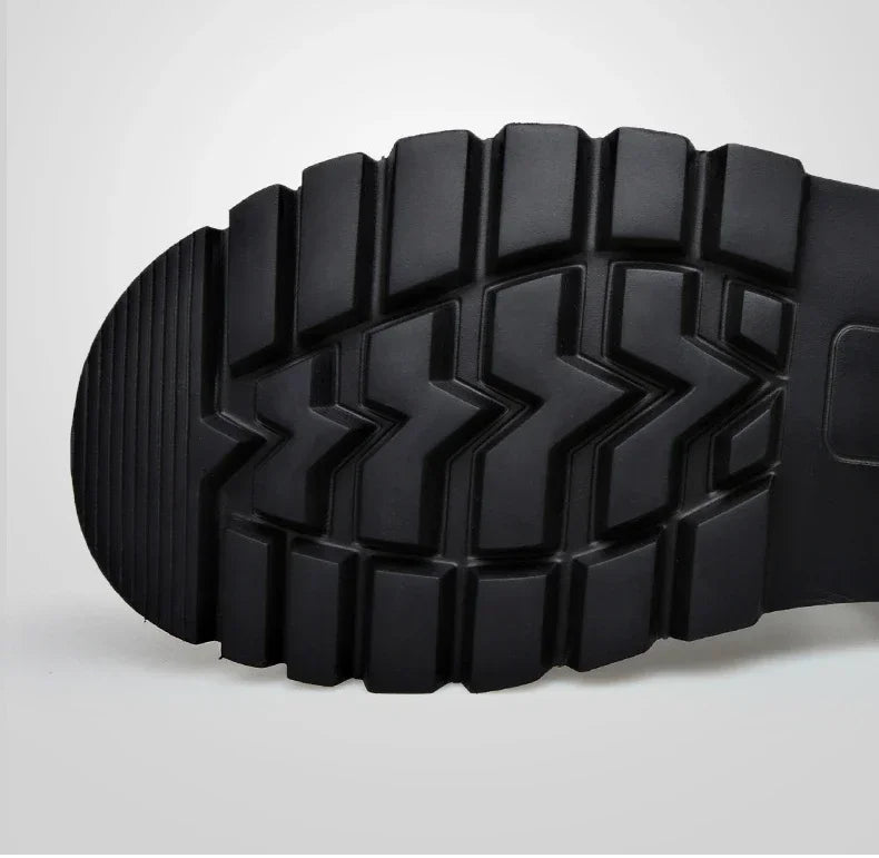 Men Sandals Cow Leather Roman Sandals for Men Summer Designer Platform Shoes Male Fashion Casual Black Sandals Man