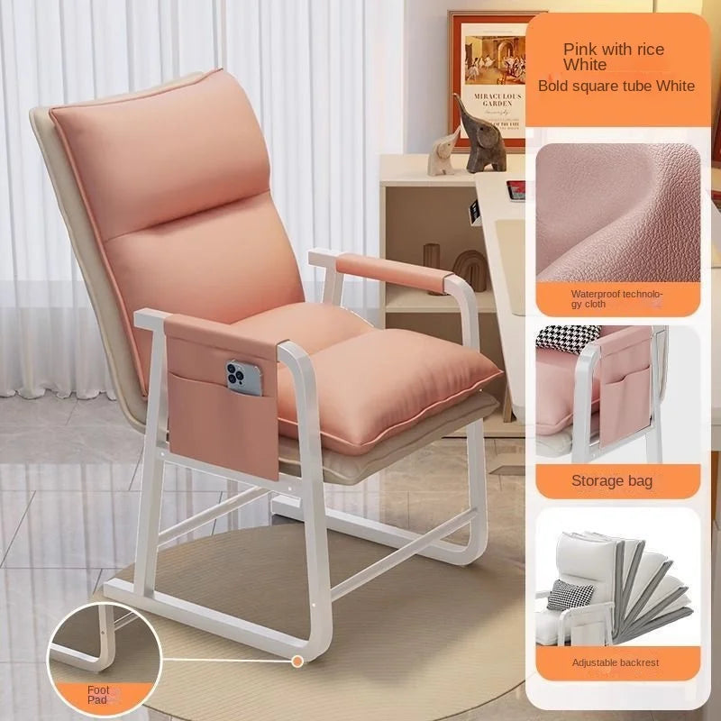 OLEVO Computer Chair For Home Use Comfortable Backrest Lazy Person Sofa Folding Recliner Study Office Chair Desk chair news