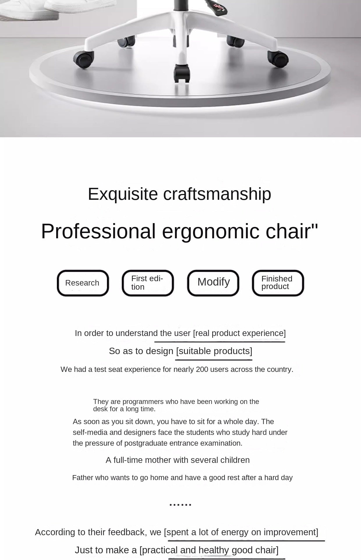 UVR High-quality Computer Chair Sedentary Comfort Gaming Chair Home Ergonomic Backrest Chair Adjustable Boss Chair Office Chair