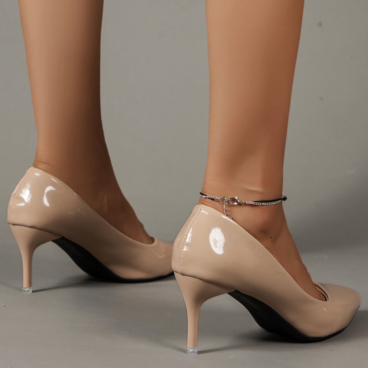 Elegant Pointed Toe Lightweight Solid Color Stiletto Heels - Women's Dress Pumps for Work