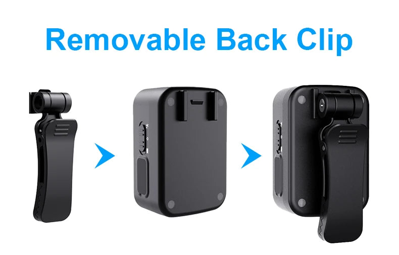 PD01 Waterproof Mini Camera Motorcycle and Bike Recorder Sport DV NO-APP Pocket PIR Small Police Security Wearable Body Worn Cam