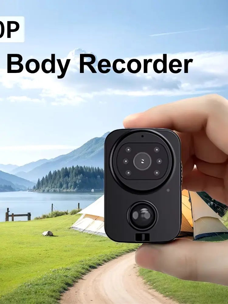 PD01 Waterproof Mini Camera Motorcycle and Bike Recorder Sport DV NO-APP Pocket PIR Small Police Security Wearable Body Worn Cam