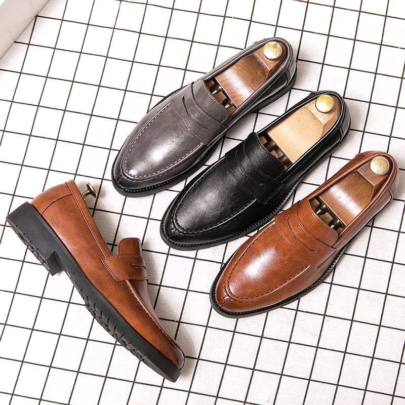 2025 Hot Selling Products Customizes Genuine Men's Leather Shoes Italian Business Shoes Men Leather Dress Shoes & Oxford