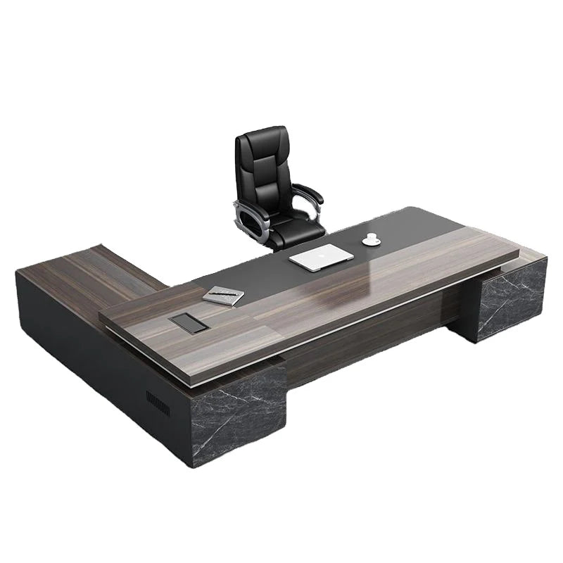 Commercial Furniture Ceo Director Manager Office Desks Boss Black Executive Office Table Desk