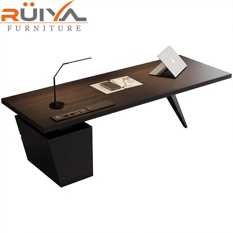Italian Luxury Modern Designer High-End Solid Wood Computer Desk Office Desks for Home and Office Use