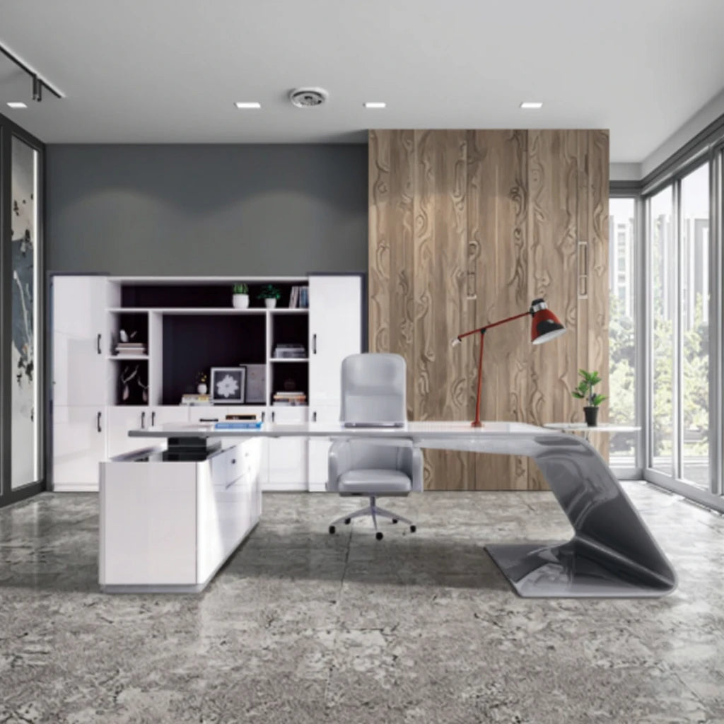 Factory Wholesale Durable Ceo Office Computer Desk Light Luxury Executive Workstation Office Furniture for Directors