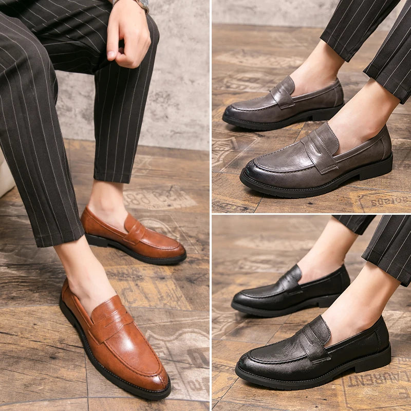 2025 Hot Selling Products Customizes Genuine Men's Leather Shoes Italian Business Shoes Men Leather Dress Shoes & Oxford