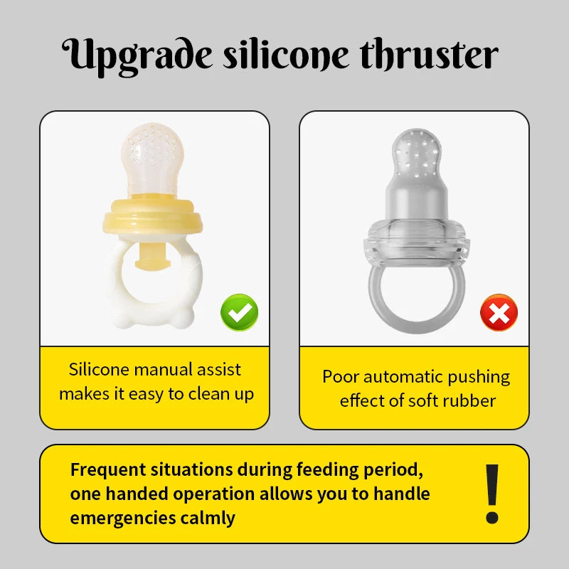 Wholesale High Quality BPA Free Baby Fresh Food Nipple Feeder Fruit Juice Feeding Pacifier Twist for Infant Babies Kids Child