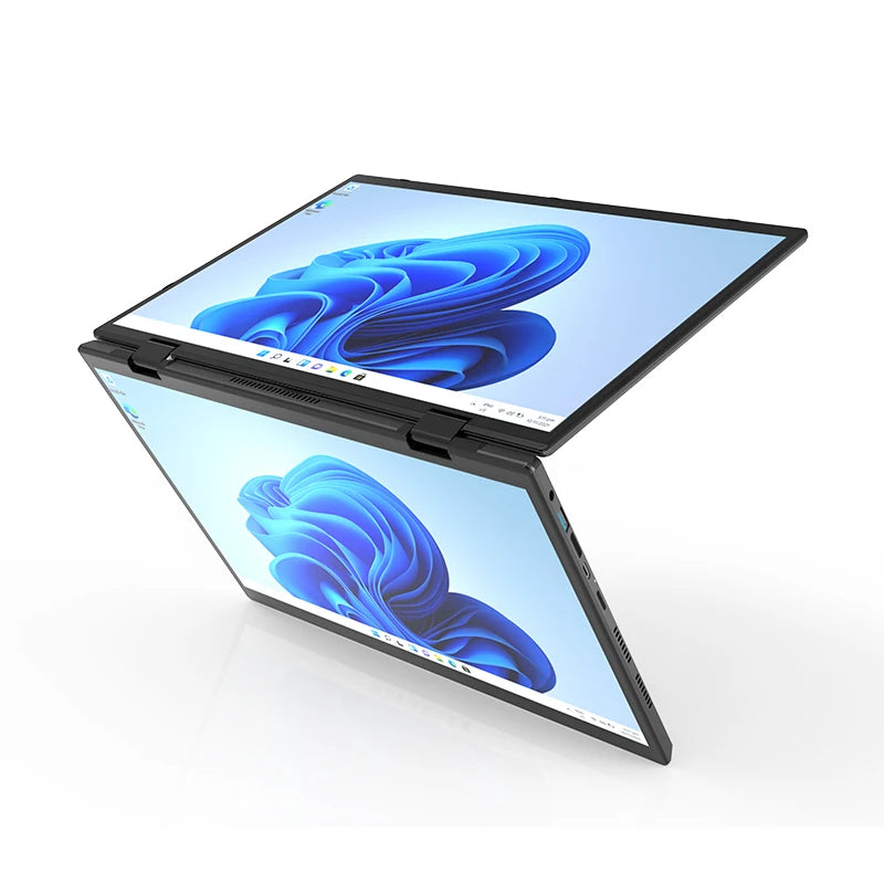 L15 360° YOGA Laptop In-tel N95 Dual 10.5 Inch IPS Touch Screen Win-dows 11 2 in 1 Tablet PC Office Mini Notebook Computer