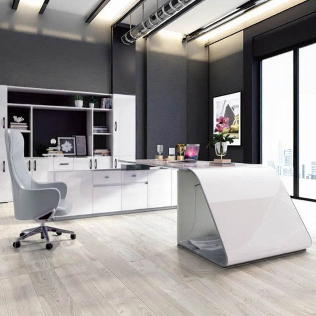 Factory Wholesale Durable Ceo Office Computer Desk Light Luxury Executive Workstation Office Furniture for Directors