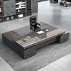 Commercial Furniture Ceo Director Manager Office Desks Boss Black Executive Office Table Desk