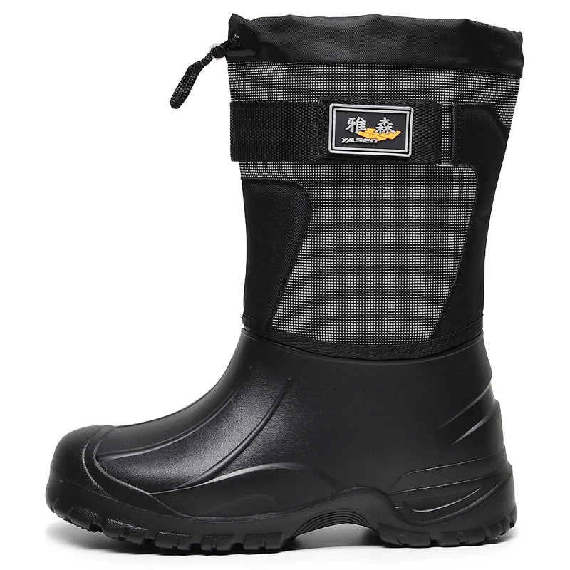 winter boots Waterproof Snow Boots Fishing Shoes Men Boots Rain Winter shoes Warm Fur Outdoor Camo Hunting Boots Camouflage