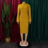 C8606 Latest Design Dresses Women Casual Elegant Diagonal Neck Flare Sleeve Hip Warp Bodycon African Dresses for Women Clothing