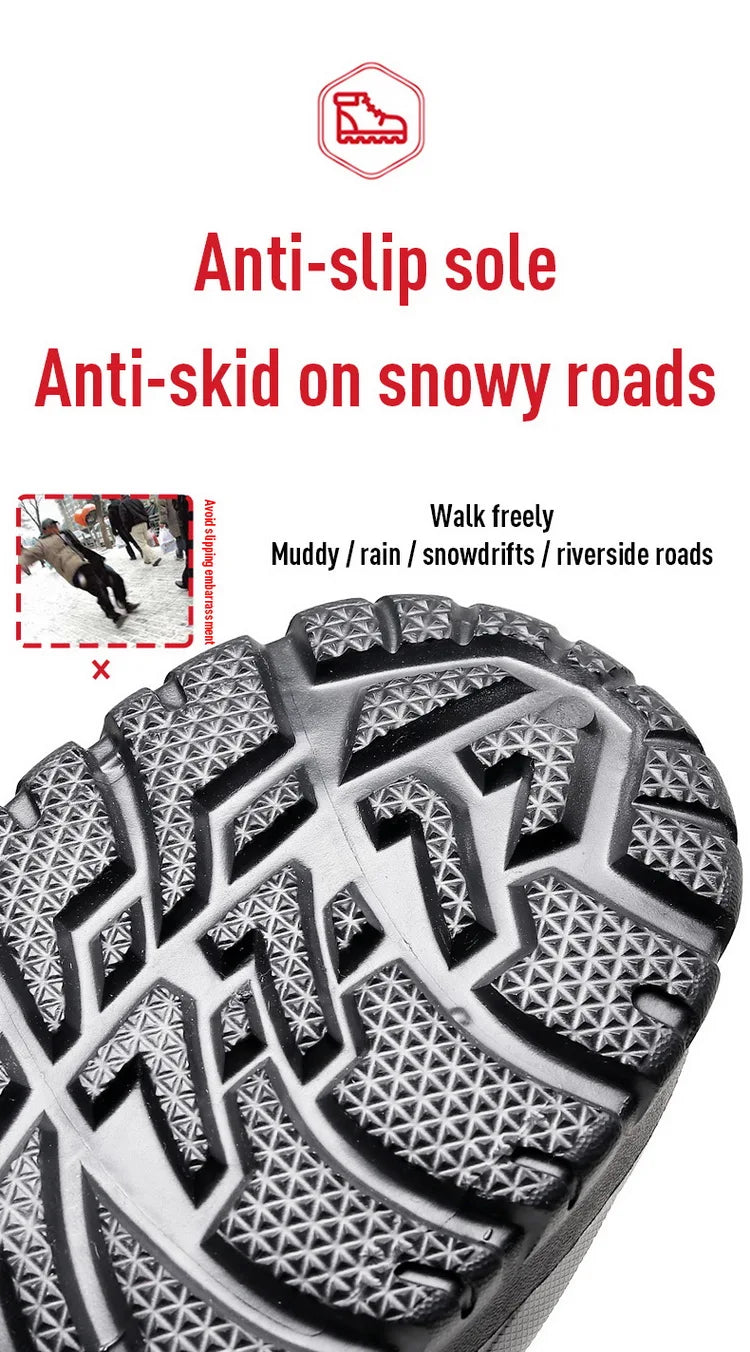 winter boots Waterproof Snow Boots Fishing Shoes Men Boots Rain Winter shoes Warm Fur Outdoor Camo Hunting Boots Camouflage