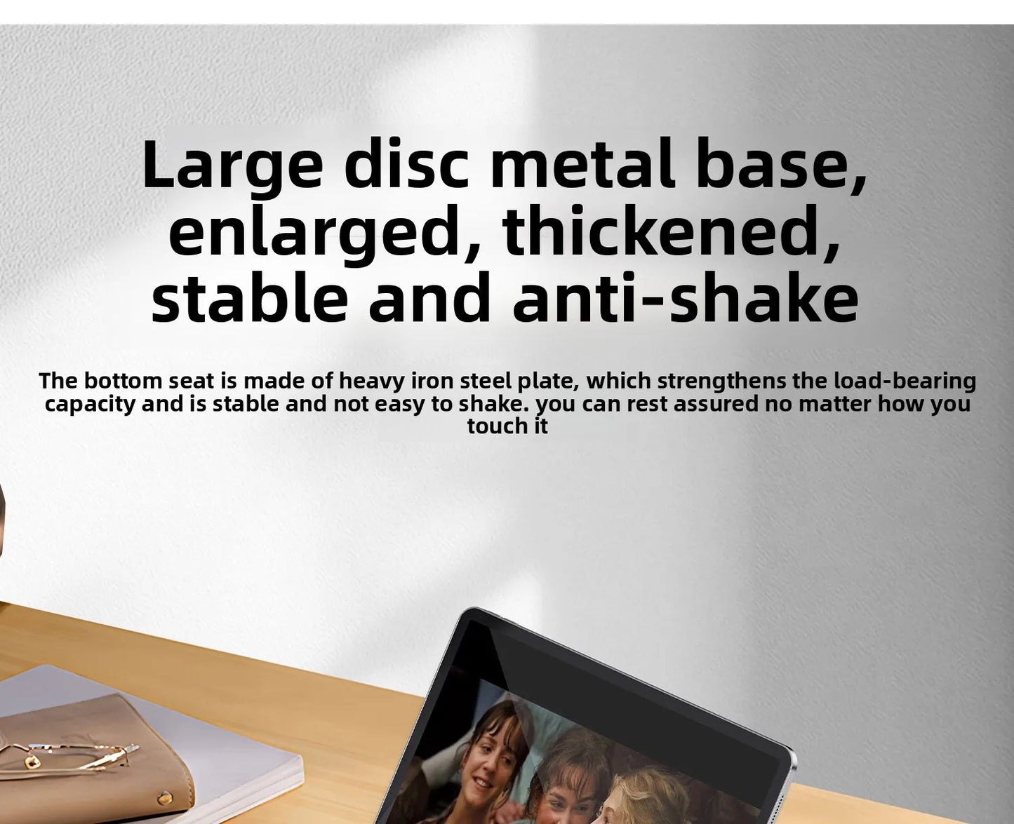 2025 Metal Smartphone Stand Alloy Rotate Phone Holder 360 Swivel Desk Mobile Phone Stand Holder for Office Table