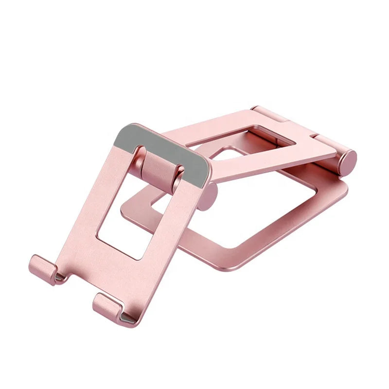 Desktop Tablet Holder Universal Cell Phone Stand Aluminium Alloy Foldable Mobile Phone Holder Stand for Home Office