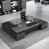 Commercial Furniture Ceo Director Manager Office Desks Boss Black Executive Office Table Desk