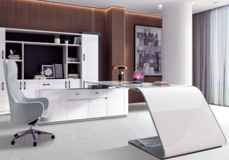 Factory Wholesale Durable Ceo Office Computer Desk Light Luxury Executive Workstation Office Furniture for Directors