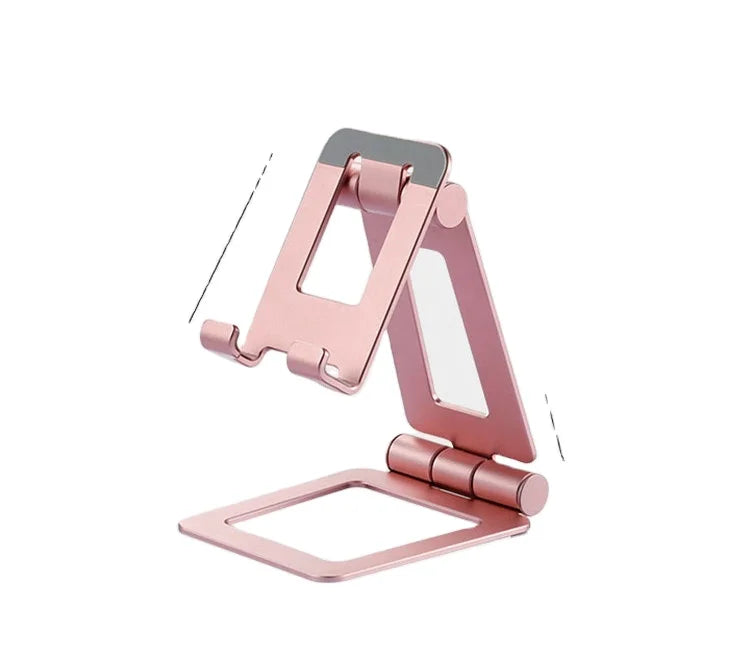 Desktop Tablet Holder Universal Cell Phone Stand Aluminium Alloy Foldable Mobile Phone Holder Stand for Home Office