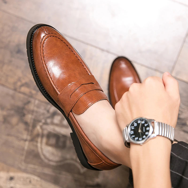 2025 Hot Selling Products Customizes Genuine Men's Leather Shoes Italian Business Shoes Men Leather Dress Shoes & Oxford