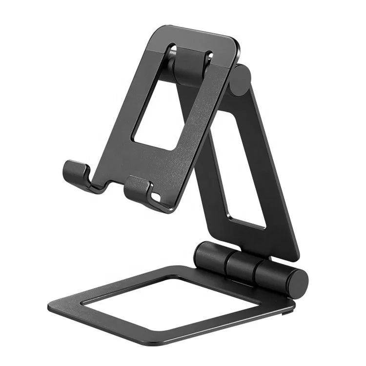 Desktop Tablet Holder Universal Cell Phone Stand Aluminium Alloy Foldable Mobile Phone Holder Stand for Home Office
