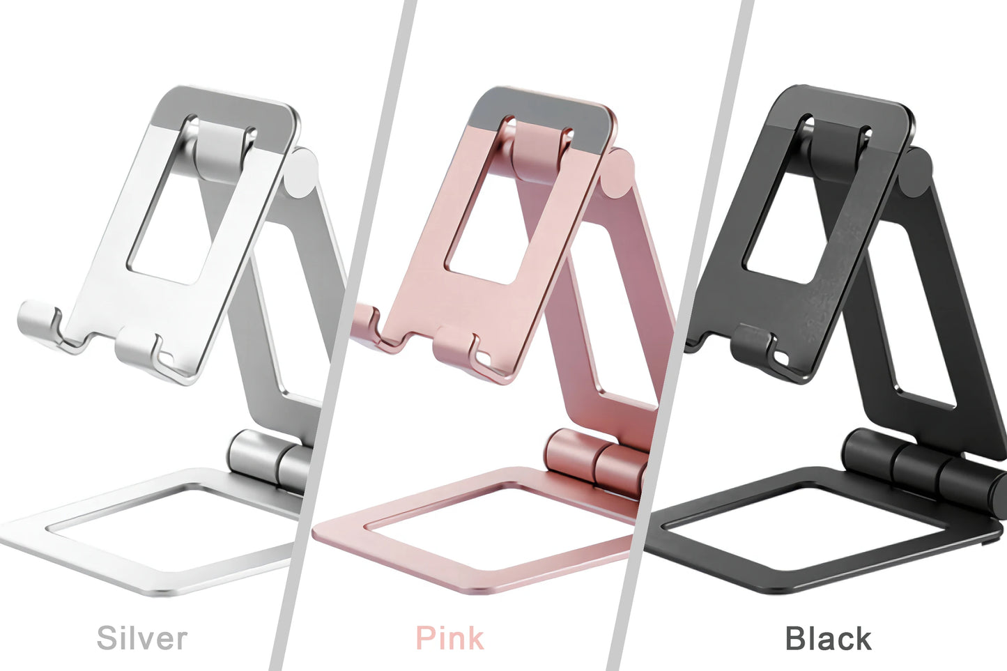 Desktop Tablet Holder Universal Cell Phone Stand Aluminium Alloy Foldable Mobile Phone Holder Stand for Home Office