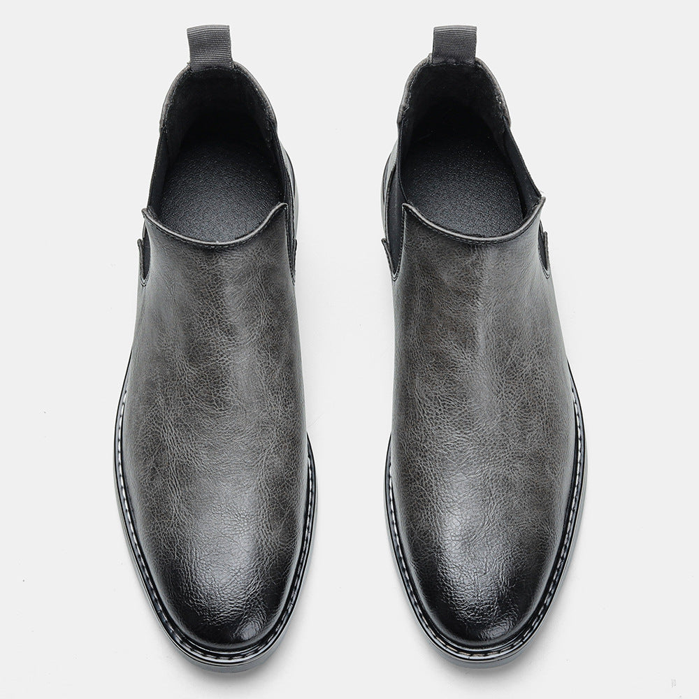 2025 New Luxury Men's Chelsea Boots High Quality Retro Men Work Boots comfortable Business Leather Shoes Brand Men's Ankle Botas