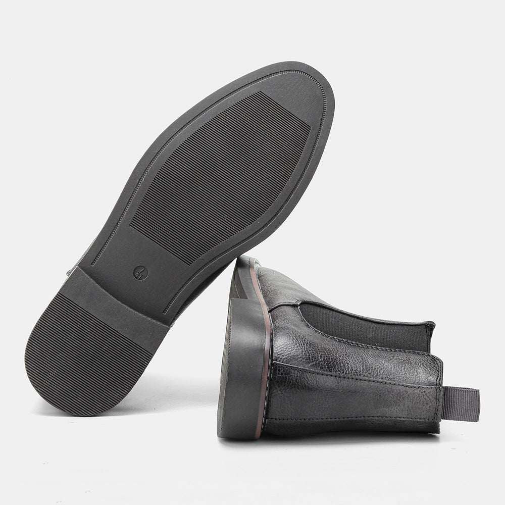 2025 New Luxury Men's Chelsea Boots High Quality Retro Men Work Boots comfortable Business Leather Shoes Brand Men's Ankle Botas