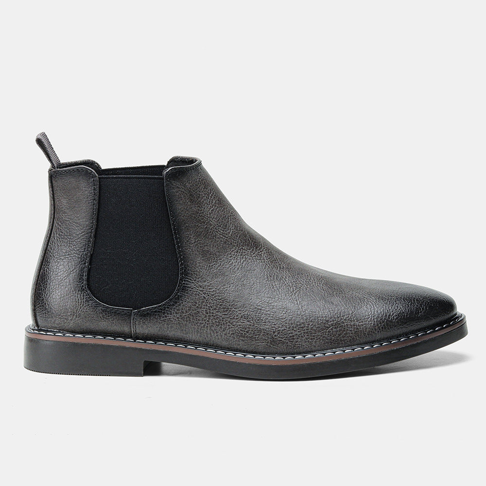 2025 New Luxury Men's Chelsea Boots High Quality Retro Men Work Boots comfortable Business Leather Shoes Brand Men's Ankle Botas