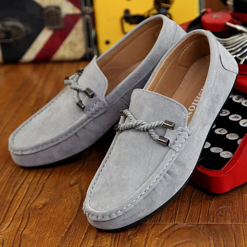 2025 Men Casual Shoes Fashion Men Shoes Breathable Men Loafers Moccasins Slip on Men's Flats Male Driving Shoes