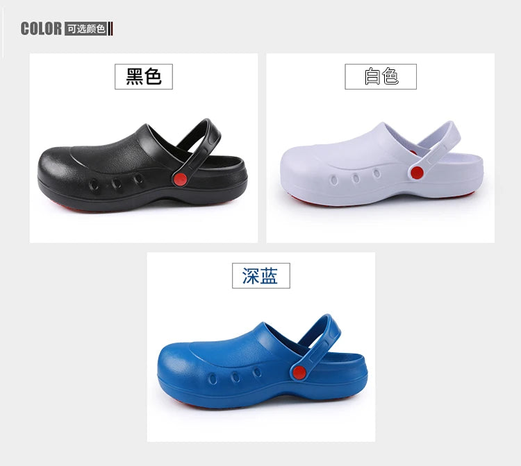 Jumpmore Chef Kitchen Shoes Hospital Doctor Nurse Special Shoes Factory Steel Toe Work Shoes Size 36-47