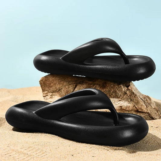 Men's Shoes Flip-Flops Men's Slippers Summer Indoor Sandals Soft Sole Outdoor Sports Leisure Beach Shoes Sandals
